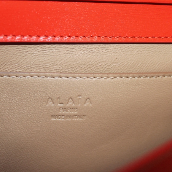 Alaia Small Flap Convertible Pochette Piment - Picture 7 of 8